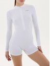Jumpsuit FITRUN Jumpsuit SKIN ZIP Short "White VE"