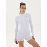 Jumpsuit FITRUN Jumpsuit SKIN ZIP Short "White VE"