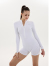 Комбінезон FITRUN Jumpsuit SKIN ZIP Short "White VE"