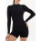 Jumpsuit FITRUN Jumpsuit SKIN ZIP Short "Black VE"