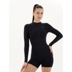 Jumpsuit FITRUN Jumpsuit SKIN ZIP Short "Black VE"