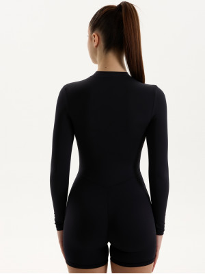 Комбінезон FITRUN Jumpsuit SKIN ZIP Short "Black VE"