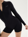 Jumpsuit FITRUN Jumpsuit SKIN ZIP Short "Black VE"