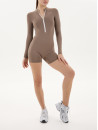 Jumpsuit FITRUN Jumpsuit SKIN ZIP Short "Sand VE"