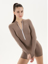 Jumpsuit FITRUN Jumpsuit SKIN ZIP Short "Sand VE"