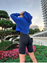 Худи FITRUN Hoodie Midi "Blue"