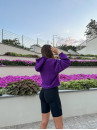 Худі FITRUN Hoodie Midi "Violet"