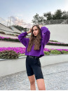 Hoodies FITRUN Hoodie Midi "Violet"