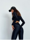 Леггинсы FITRUN Leggings V-Classic "Black"