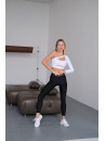 Легінси FITRUN Leggings Brend-Belt "Black"