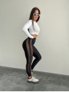 Легінси FITRUN Leggings Corsage Stripcut "Black"