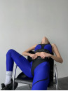 Leggings FITRUN Leggings Super Nuts "Blue"