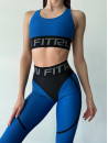 Leggings FITRUN Leggings Super Nuts "Blue"