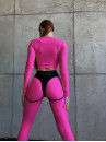 Леггинсы FITRUN Leggings Super Nuts "Pink"