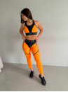 Leggings FITRUN Leggings Super Nuts "Orange"