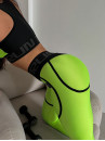 Leggings FITRUN Leggings Super Nuts "Neon Green"