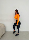 Легінси FITRUN Leggings V-Corsage Belt "Black"