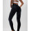 Leggings FITRUN Leggings Super Nuts Push-Up "Total Black"