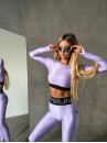 Leggings FITRUN Leggings Super Nuts Push-Up "Total Shine Lilac”