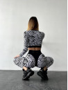 Leggings FITRUN Leggings Super Nuts "Zebra"