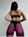 Легінси FITRUN Leggings Super Nuts Push-Up "Leo Pink"