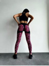 Легінси FITRUN Leggings Super Nuts Push-Up "Leo Pink"