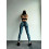 Leggings FITRUN Leggings Super Nuts "Leo Blue"