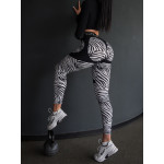 Легінси FITRUN Leggings Super Nuts Push-Up "Zebra"