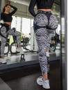 Leggings FITRUN Leggings Super Nuts Push-Up "Zebra"