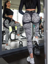 Leggings FITRUN Leggings Super Nuts Push-Up "Zebra"