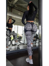 Leggings FITRUN Leggings Super Nuts Push-Up "Zebra"