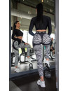 Leggings FITRUN Leggings Super Nuts Push-Up "Zebra"