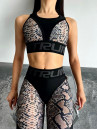 Leggings FITRUN Leggings Super Nuts Push-Up "Python"