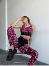 Легінси FITRUN Leggings Super Nuts "Leo Pink"