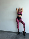 Легінси FITRUN Leggings Super Nuts "Leo Pink"