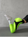 Leggings FITRUN Leggings Super Nuts Push-Up "Neon Green"