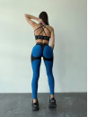 Leggings FITRUN Leggings Super Nuts Push-Up "Blue"