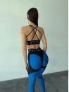 Leggings FITRUN Leggings Super Nuts Push-Up "Blue"