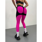 Leggings FITRUN Leggings Super Nuts Push-Up "Pink"