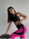 Leggings FITRUN Leggings Super Nuts Push-Up "Pink"