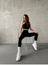 Легінси FITRUN Leggings Energy Boost "Total Black"