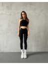 Леггинсы FITRUN Leggings Energy Boost "Total Black"