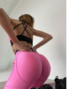 Leggings FITRUN Leggings Super Nuts Push-Up "Total Shine Barbie"