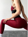 Леггинсы FITRUN Leggings Super Nuts Push-Up "Total Beet Red"