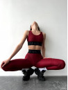 Леггинсы FITRUN Leggings Super Nuts Push-Up "Total Beet Red"