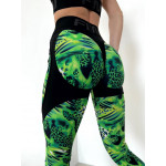 Leggings FITRUN Leggings Super Nuts Push-Up "Toxic"