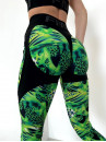 Leggings FITRUN Leggings Super Nuts Push-Up "Toxic"