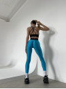 Leggings FITRUN Leggings Super Nuts Push-Up "Total Shine Azure"