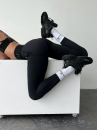 Leggings FITRUN Leggings Super Nuts "Total Black Relief"
