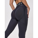 Легінси FITRUN Leggings Super Nuts Push-Up "Total Black Relief"